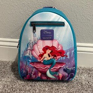 Disney Ariel Teal and Red Backpack